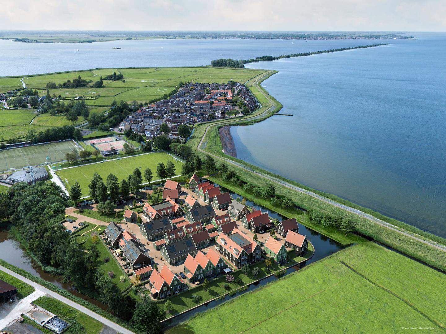Werkzaamheden woningbouwproject SV Marken van start